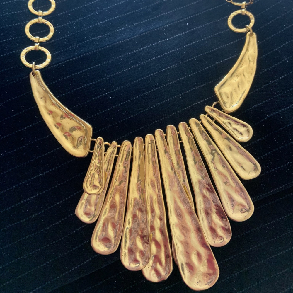 Amirita Singh statement  gold necklace